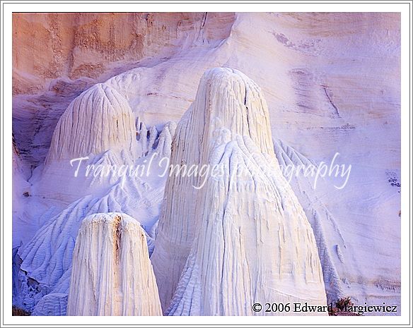 450185   White hoodoos at the Wahweap wash, Utah 